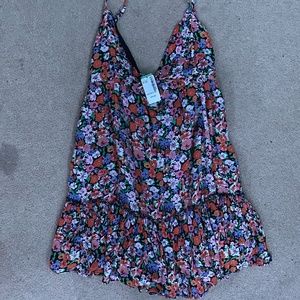 Short flowy dress floral